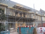 hoorfdentree tijdens bouw