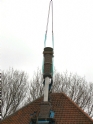 Plaatsen schoorsteen